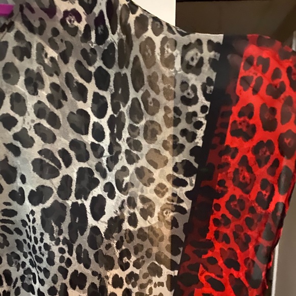 Leopard Print Lane Bryant Top - Picture 2 of 5